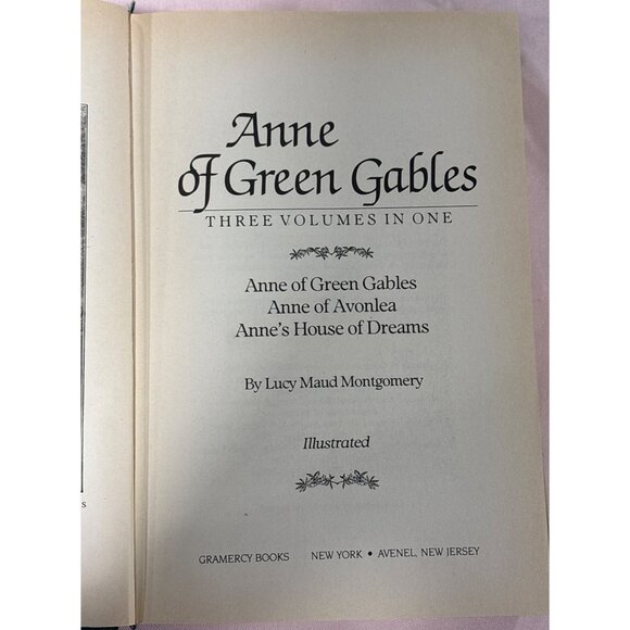 Anne Of Green Gables Three Volumes In One Hardcover By Lucy Maud Montgomery Gram - Picture 6 of 11